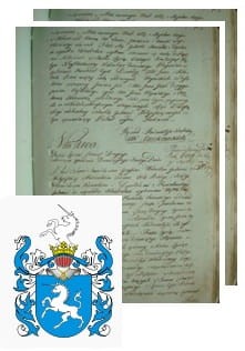 Przykładowe zdjęcie wywodu rodowitości szlacheckiej z 1802 roku, stron 2.jpg