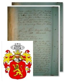 Przykładowe zdjęcie wywodu rodowitości szlacheckiej z 1802 roku, stron 2.jpg