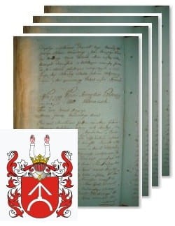 Przykładowe zdjęcie wywodu rodowitości szlacheckiej z 1802 roku, stron 4.jpg
