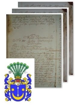 Przykładowe zdjęcie wywodu rodowitości szlacheckiej z 1802 roku, stron 3.jpg