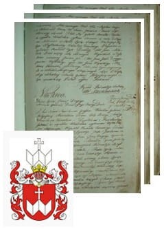 Przykładowe zdjęcie wywodu rodowitości szlacheckiej z 1802 roku, stron 3.jpg