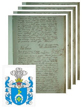 Przykładowe zdjęcie wywodu rodowitości szlacheckiej z 1802 roku, stron 4.jpg