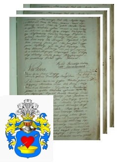 Przykładowe zdjęcie wywodu rodowitości szlacheckiej z 1802 roku, stron 3.jpg