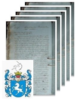 Przykładowe zdjęcie wywodu rodowitości szlacheckiej z 1816 roku, stron 5.jpg