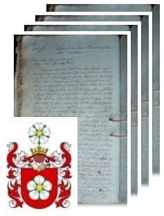 Przykładowe zdjęcie wywodu rodowitości szlacheckiej z 1811 roku, stron 4.jpg