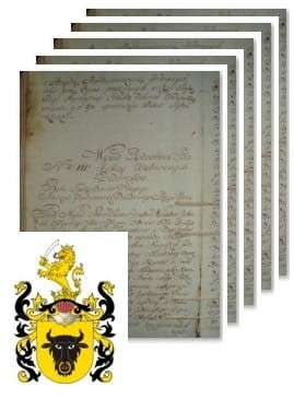 Przykładowe zdjęcie wywodu rodowitości szlacheckiej z 1802 roku, stron 5.jpg