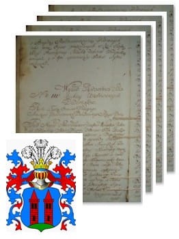 Przykładowe zdjęcie wywodu rodowitości szlacheckiej z 1802 roku, stron 4.jpg