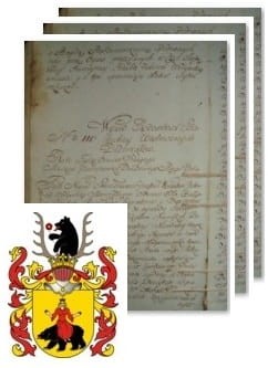 Przykładowe zdjęcie wywodu rodowitości szlacheckiej z 1801 roku, stron 3.jpg