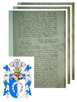 Przykładowe zdjęcie wywodu rodowitości szlacheckiej z 1802 roku, stron 3.jpg