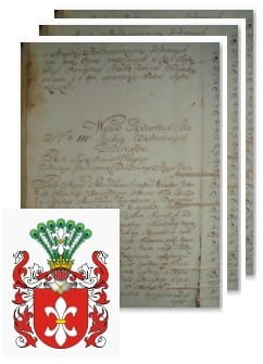 Przykładowe zdjęcie wywodu rodowitości szlacheckiej z 1802 roku, stron 3.jpg