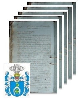 Przykładowe zdjęcie wywodu rodowitości szlacheckiej z 1811 roku, stron 5.jpg