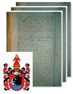 Przykładowe zdjęcie wywodu rodowitości szlacheckiej z 1802 roku, stron 3.jpg