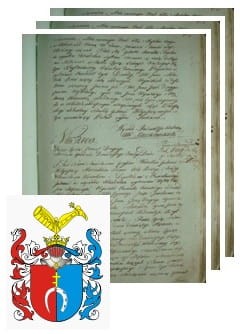 Przykładowe zdjęcie wywodu rodowitości szlacheckiej z 1802 roku, stron 3.jpg