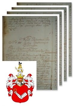 Przykładowe zdjęcie wywodu rodowitości szlacheckiej z 1802 roku, stron 4.jpg