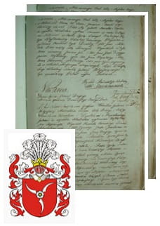 Przykładowe zdjęcie wywodu rodowitości szlacheckiej z 1802 roku, stron 2.jpg