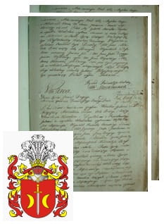 Przykładowe zdjęcie wywodu rodowitości szlacheckiej z 1802 roku, stron 2.jpg