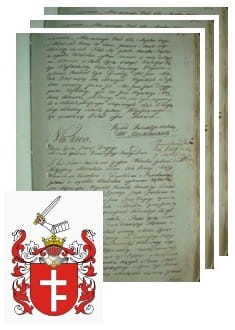 Przykładowe zdjęcie wywodu rodowitości szlacheckiej z 1802 roku, stron 3.jpg