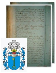 Przykładowe zdjęcie wywodu rodowitości szlacheckiej z 1802 roku, stron 2.jpg