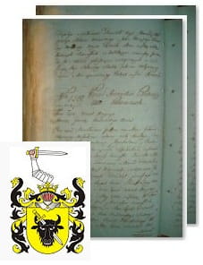 Przykładowe zdjęcie wywodu rodowitości szlacheckiej z 1802 roku, stron 2.jpg