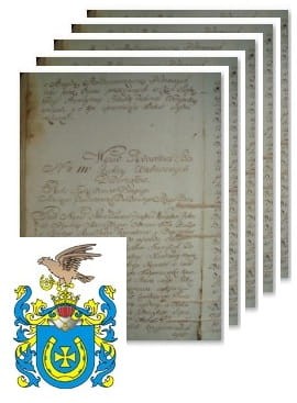 Przykładowe zdjęcie wywodu rodowitości szlacheckiej z 1802 roku, stron 5.jpg