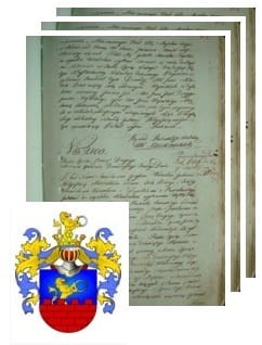 Przykładowe zdjęcie wywodu rodowitości szlacheckiej z 1802 roku, stron 3.jpg