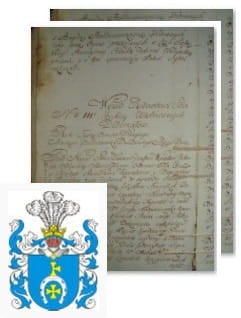 Przykładowe zdjęcie wywodu rodowitości szlacheckiej z 1802 roku, stron 2.jpg