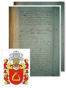 Przykładowe zdjęcie wywodu rodowitości szlacheckiej z 1802 roku, stron 2.jpg