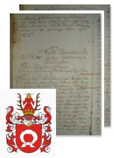 Przykładowe zdjęcie wywodu rodowitości szlacheckiej z 1802 roku, stron 2.jpg
