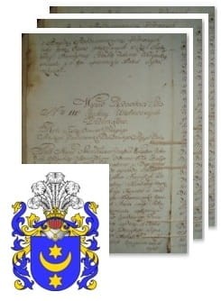 Przykładowe zdjęcie wywodu rodowitości szlacheckiej z 1802 roku, stron 3.jpg