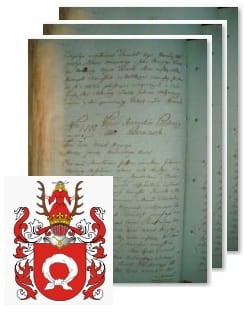 Przykładowe zdjęcie wywodu rodowitości szlacheckiej z 1802 roku, stron 3.jpg