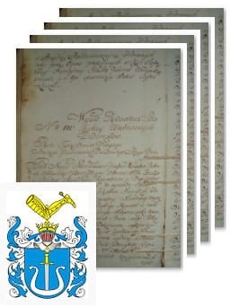 Przykładowe zdjęcie wywodu rodowitości szlacheckiej z 1802 roku, stron 4.jpg
