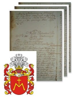 Przykładowe zdjęcie wywodu rodowitości szlacheckiej z 1802 roku, stron 3.jpg