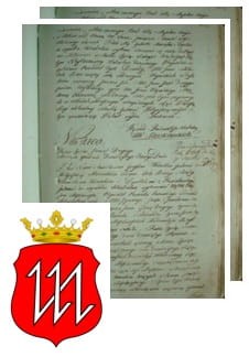 Przykładowe zdjęcie wywodu rodowitości szlacheckiej z 1802 roku, stron 2.jpg