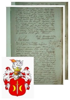 Przykładowe zdjęcie wywodu rodowitości szlacheckiej z 1802 roku, stron 2.jpg