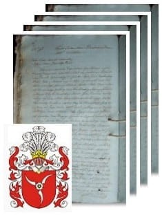 Przykładowe zdjęcie wywodu rodowitości szlacheckiej z 1808 roku, stron 4.jpg