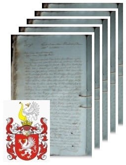 Przykładowe zdjęcie wywodu rodowitości szlacheckiej z 1809 roku, stron 5.jpg