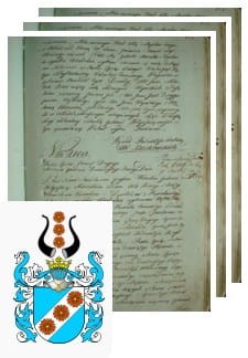 Przykładowe zdjęcie wywodu rodowitości szlacheckiej z 1802 roku, stron 3.jpg