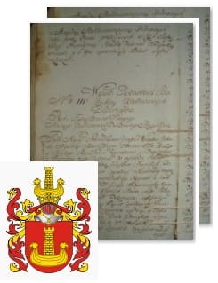 Przykładowe zdjęcie wywodu rodowitości szlacheckiej z 1802 roku, stron 2.jpg
