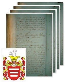 Przykładowe zdjęcie wywodu rodowitości szlacheckiej z 1802 roku, stron 4.jpg