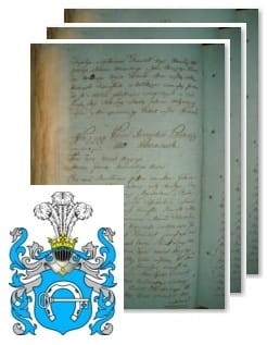 Przykładowe zdjęcie wywodu rodowitości szlacheckiej z 1802 roku, stron 3.jpg