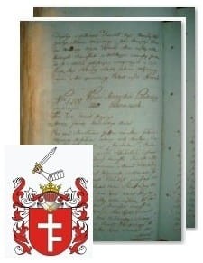 Przykładowe zdjęcie wywodu rodowitości szlacheckiej z 1802 roku, stron 2.jpg