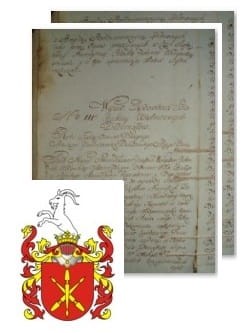 Przykładowe zdjęcie wywodu rodowitości szlacheckiej z 1802 roku, stron 2.jpg