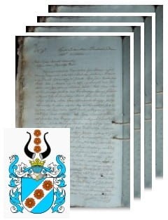 Przykładowe zdjęcie wywodu rodowitości szlacheckiej z 1816 roku, stron 4.jpg