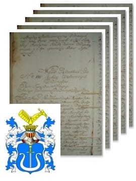Przykładowe zdjęcie wywodu rodowitości szlacheckiej z 1802 roku, stron 5.jpg