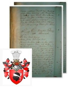 Przykładowe zdjęcie wywodu rodowitości szlacheckiej z 1802 roku, stron 2.jpg