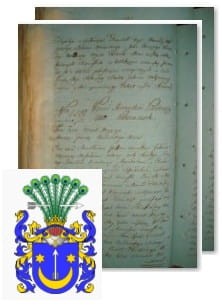 Przykładowe zdjęcie wywodu rodowitości szlacheckiej z 1802 roku, stron 2.jpg