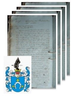 Przykładowe zdjęcie wywodu rodowitości szlacheckiej z 1816 roku, stron 4.jpg