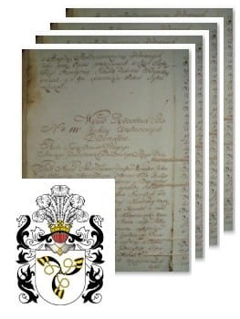 Przykładowe zdjęcie wywodu rodowitości szlacheckiej z 1802 roku, stron 4.jpg