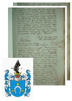 Przykładowe zdjęcie wywodu rodowitości szlacheckiej z 1802 roku, stron 2.jpg
