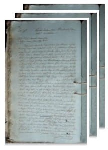 Przykładowe zdjęcie wywodu rodowitości szlacheckiej z 1806 roku, stron 3.jpg